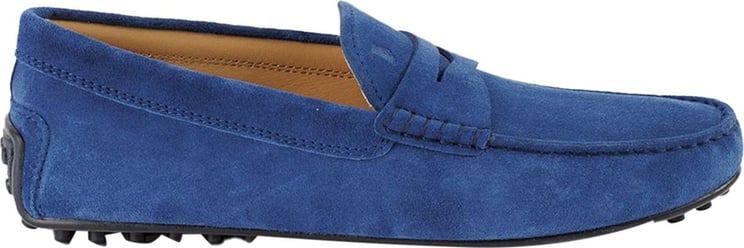 Tod's City Blue Gommino Loafers Blauw
