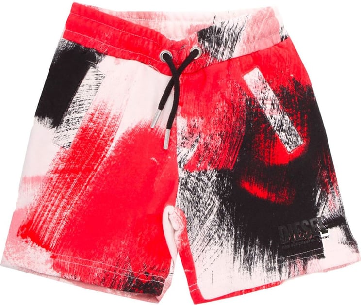 Diesel Shorts Red Rood