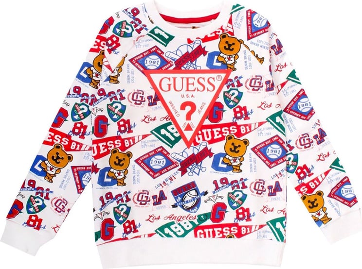 Guess Sweaters White Wit