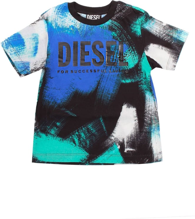 Diesel T-shirts And Polos Black Zwart