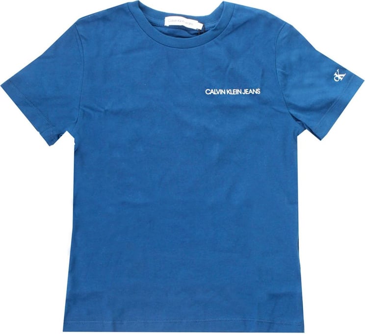 Calvin Klein T-shirts And Polos Blue Blauw