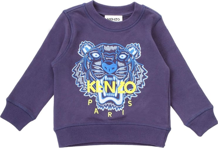 Kenzo Kids Sweaters Blue Blauw