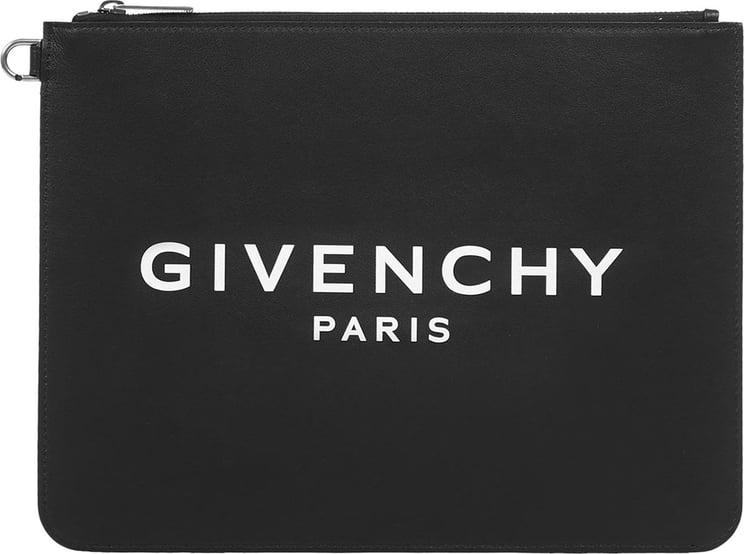 Givenchy Givenchy Logo Zipped Pouch Zwart