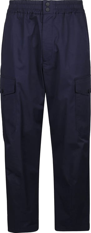 MSGM Straight-leg Cargo Pant Blue Blauw