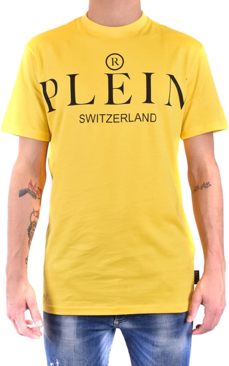 Philipp Plein T-shirts Yellow Geel
