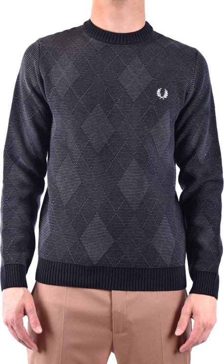 Fred Perry Sweaters Blue Blue