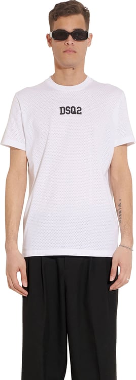Dsquared2 Dsq2 tee white Wit