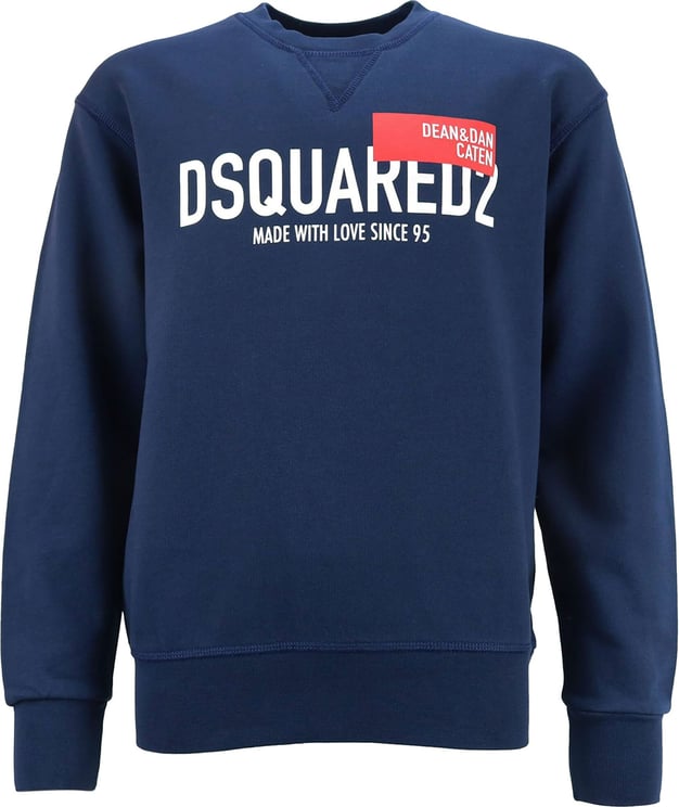 Dsquared2 sweater blauw dq0816 Blauw