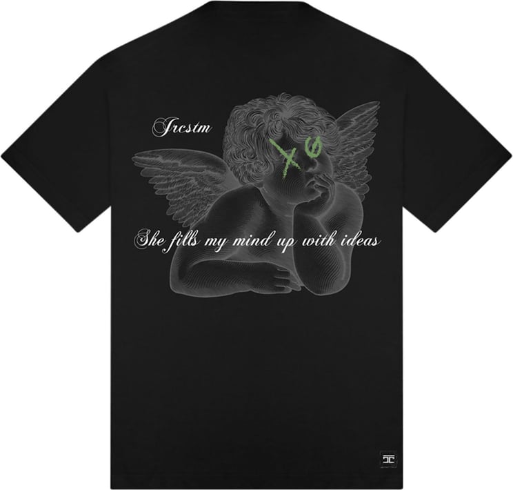 Angel Loose Fit T-Shirt Black