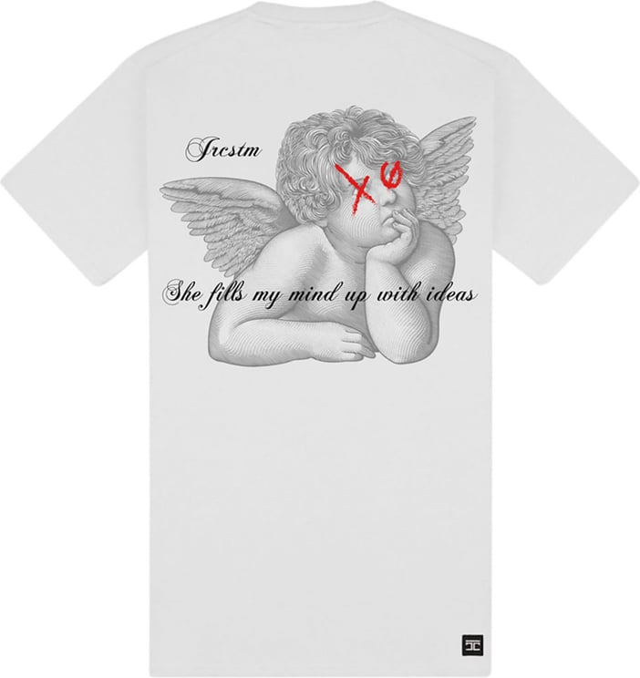 JorCustom Angel Slim Fit T-Shirt White Wit