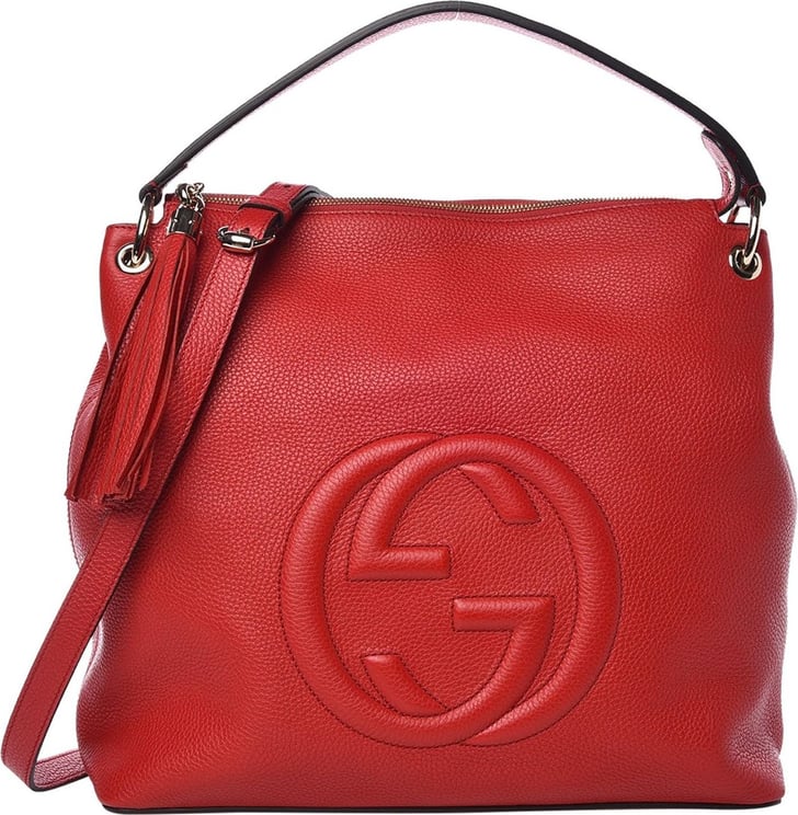 Gucci Gucci Soho Red Handbag Woman Cellarius Leather Mod.536194 A7M0G 003 6523 Rood