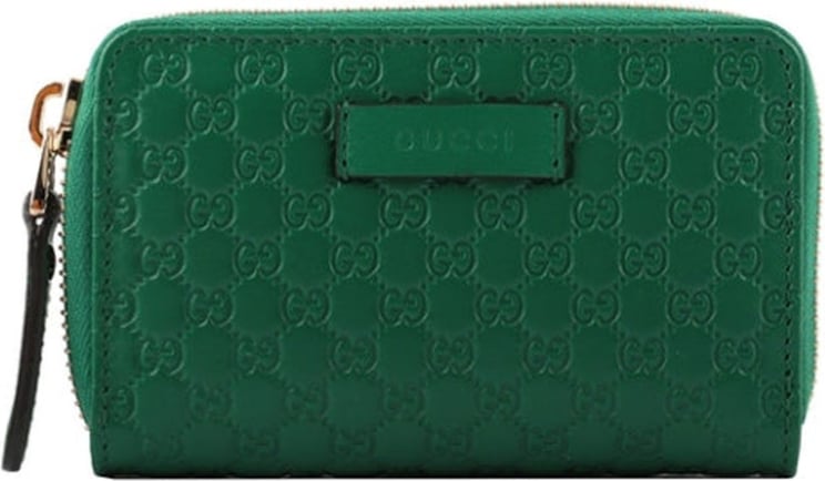 Gucci Women's Green Coin Purse Microguccissima Leather Mod. 544249 BMJ1G 3120