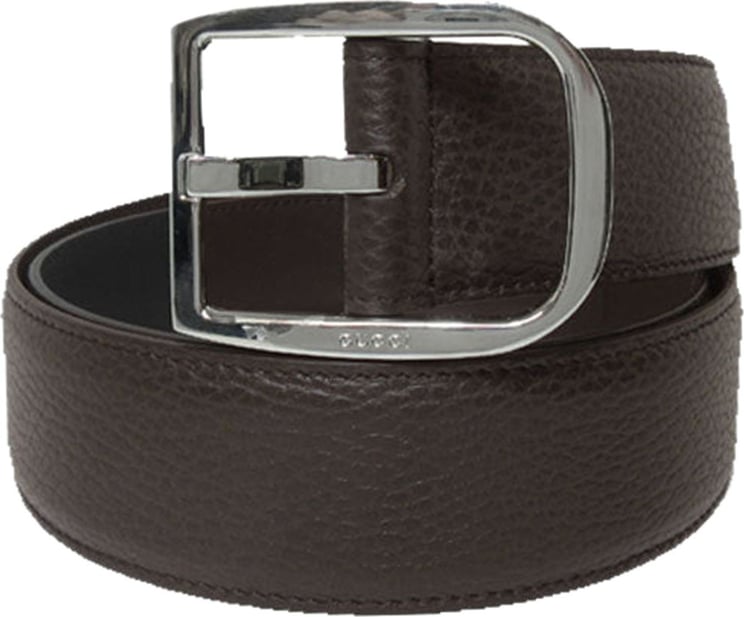 Gucci Gucci Men's Brown Leather Belt Dollar Calf Mod.449716 CAO0N 008 2044 Bruin
