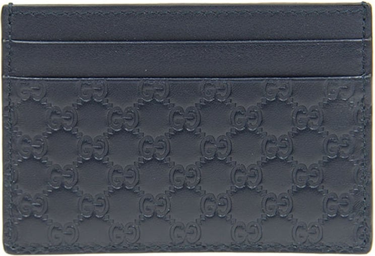 Gucci Blue Cardholder Man Soft Microguccissima Leather Mod. 262837 BMJ1N 4009