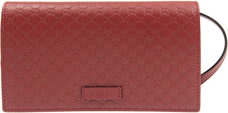 Gucci Women's Red Wallet Soft Microguccissima Leather Mod. 466507 BMJ1G 6420