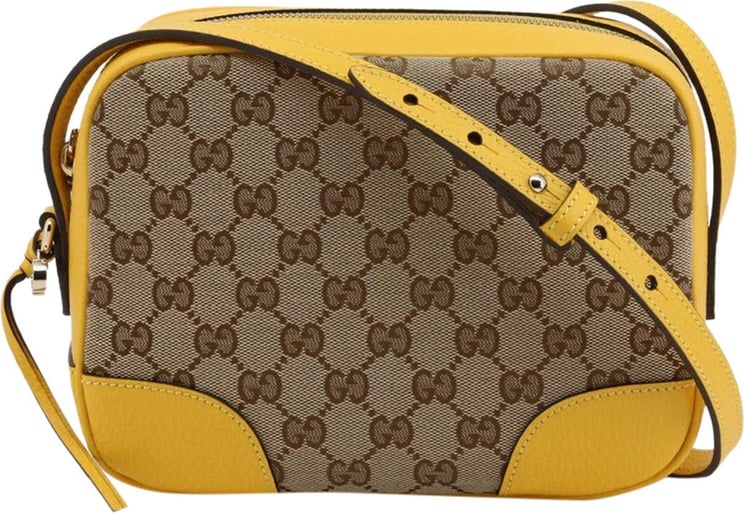 Gucci Gucci Yellow and Beige Woman Handbag Leather Dollar Calf Mod. 449413 KY9LG 9781 Geel