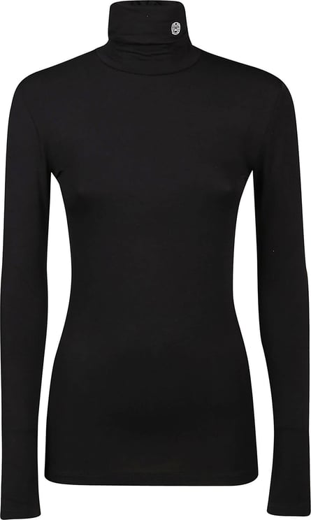 AMBUSH Fitted Turtleneck Long Sleeve T-shirt Black Black