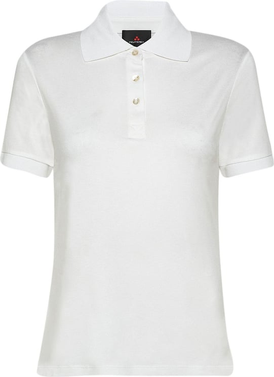 Peuterey Viscose jersey polo Wit