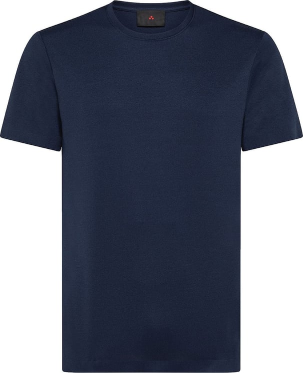 Peuterey Technical, soft pique shirt Blauw