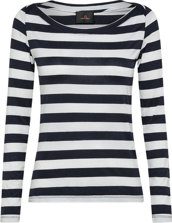 Peuterey Striped boat neck t-shirt Divers