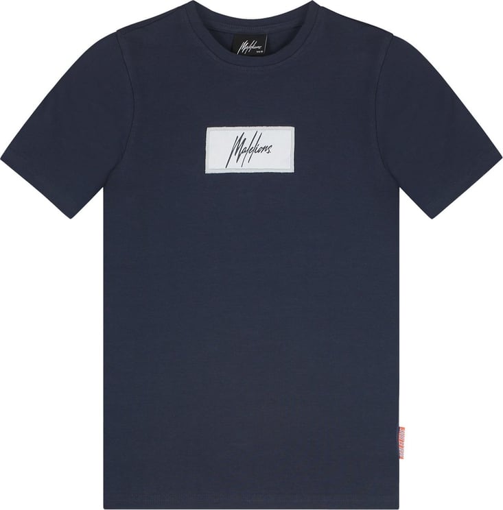 Malelions Junior Jerra T-Shirt - Navy/Blue Blauw