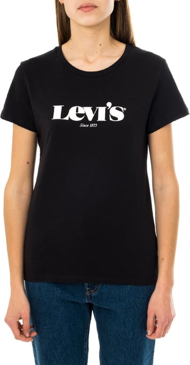 Levi's T-shirt Woman Levi' S The Perfect Tee 17369-1250 Zwart