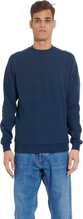 Colmar Originals Pocket Sweater Blue Blauw