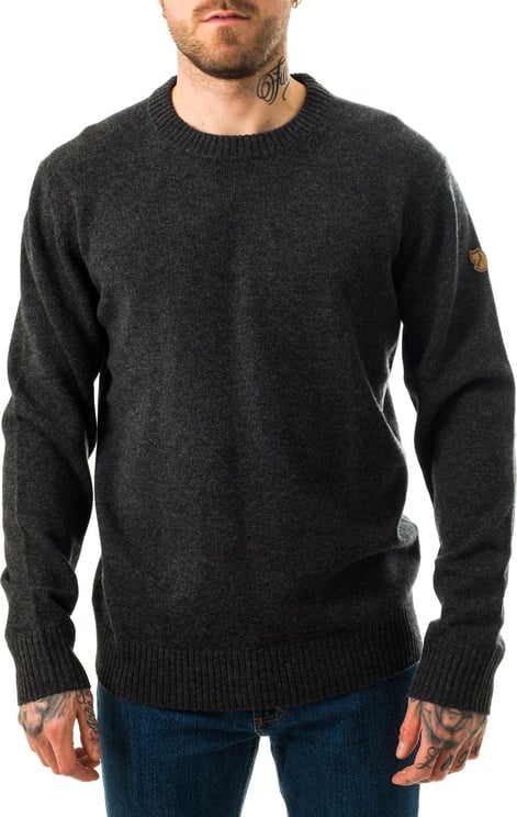 Fjällräven Sweater Man Ovik Round-neck F87323.030 Grijs