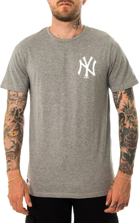 New Era T-shirt Man Mlb Baseball Graphic Tee 12827259 Grijs