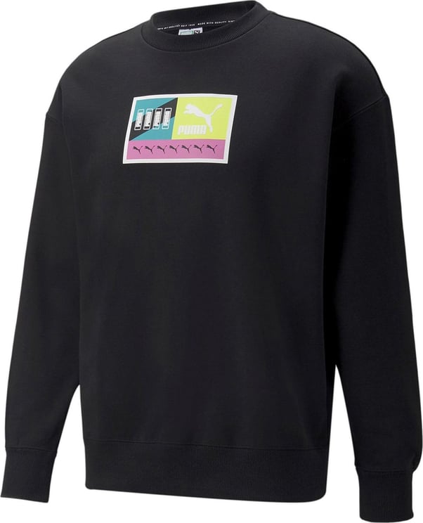 Puma Sweatshirt Man Man Brand Love Mulipl Crew 533664.01 Zwart