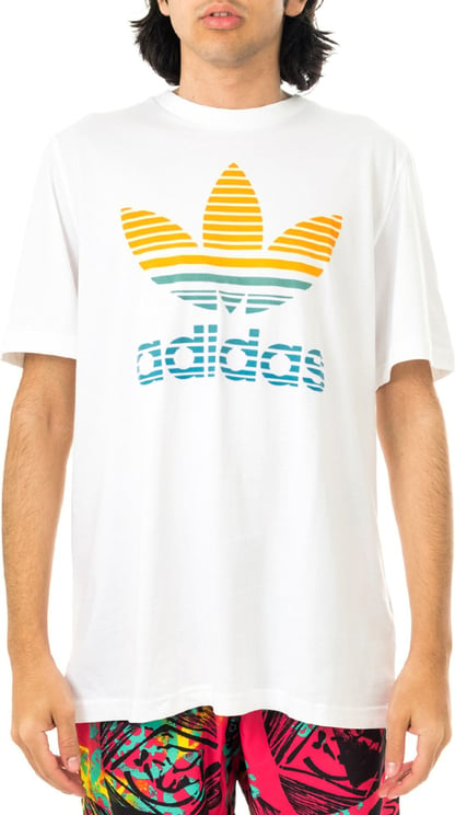 Adidas T-shirt Man Tref Ombre T Gp0165 White