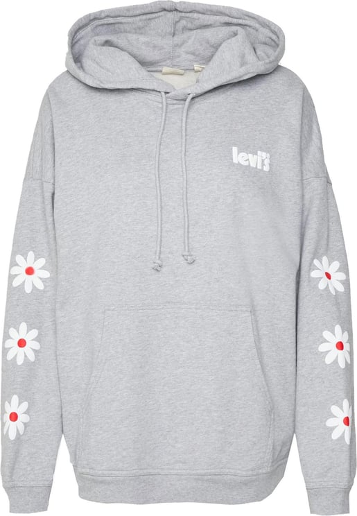 Levi's Sweatshirt Woman Graphic Rider Hoodie 34400-0023 Grijs