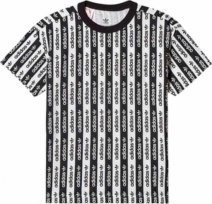 Adidas T-shirt Kid Tee Aop Fm4395 Wit