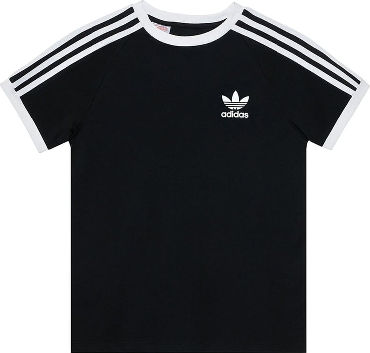 Adidas T-shirt Kid 3stripes Tee Dv2902 Zwart