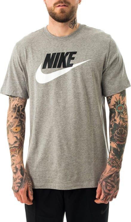 Nike T-shirt Man M Nsw Tee Icon Futura Ar5004 063 Grijs