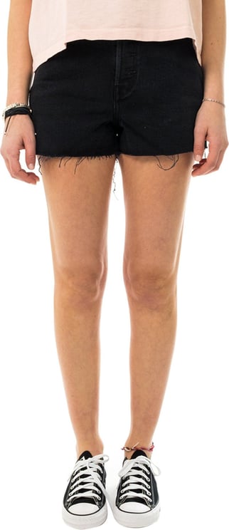 Levi's Shorts Woman Ribcage Short 77879-0052 Zwart