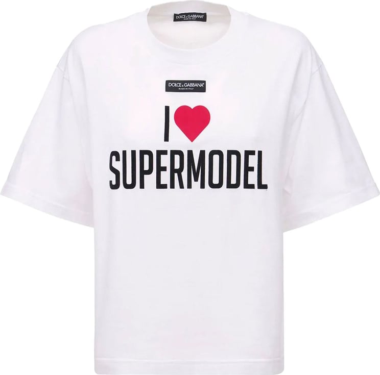 Dolce & Gabbana Dolce & Gabbana Supermodel T-Shirt Wit