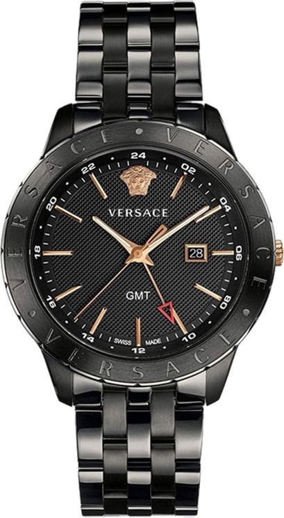 Versace VEBK00618 Univers 43 mm heren horloge Black