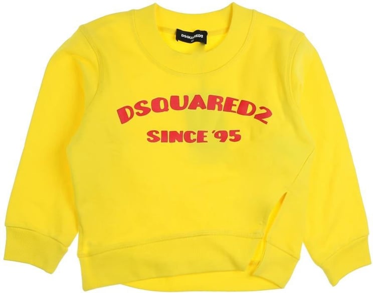 Dsquared2 Sweaters D2s559f Over Felpa Lemon Y Geel