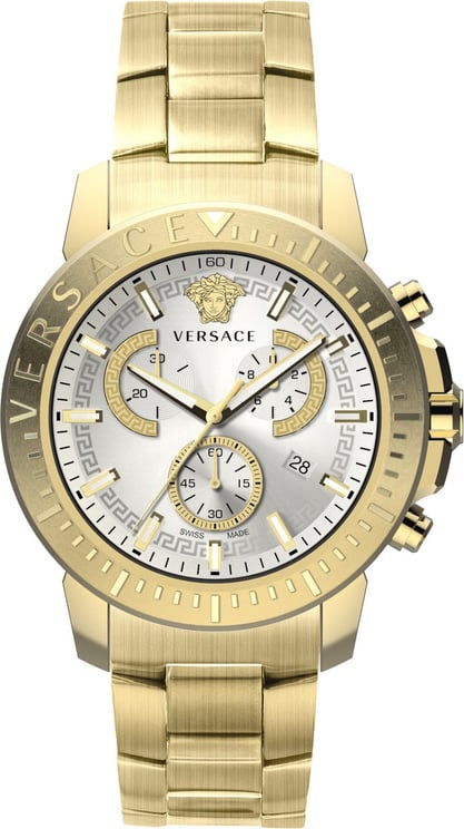 Versace VE2E00521 New Chrono horloge 45 mm Silver