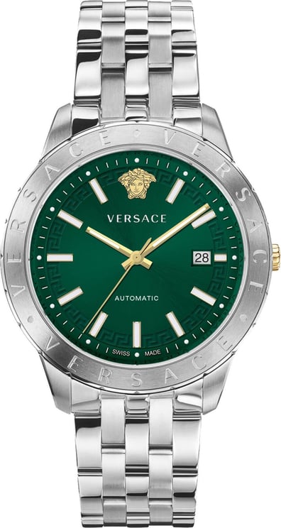 Versace VE2D00321 Univers automatisch horloge 43 mm Groen