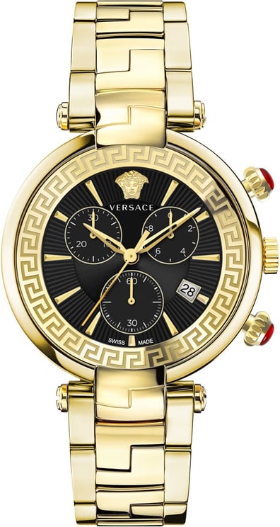 Versace VE2M00621 Revive heren horloge 41 mm Black