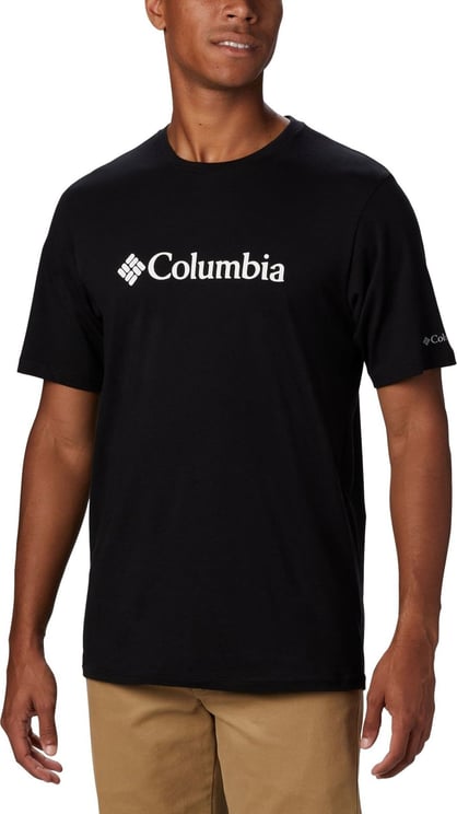 Columbia Men's CSC Basic Logo Ss T-Shirt Black Zwart