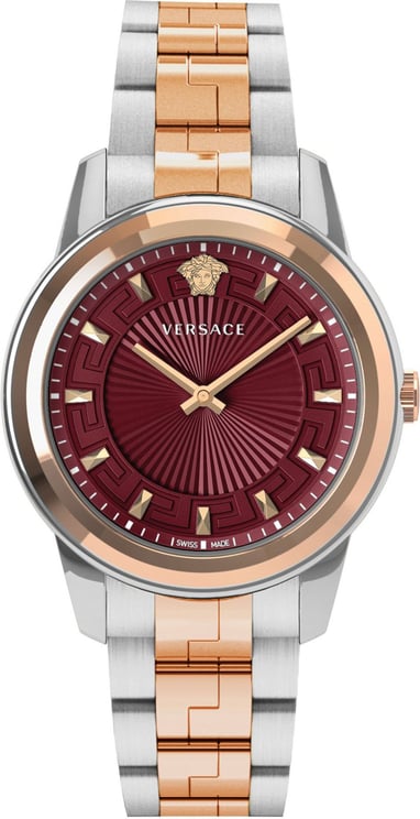 Versace VEPX01221 Greca dames horloge 38 mm Rood