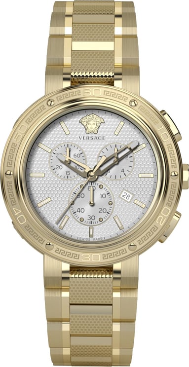 Versace VE2H00621 V-Extreme Pro horloge 46 mm Silver