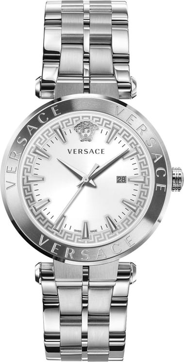 Versace VE2G00321 Aion heren horloge 44 mm Zilver