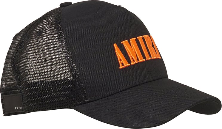 Amiri Cap logo orange Zwart