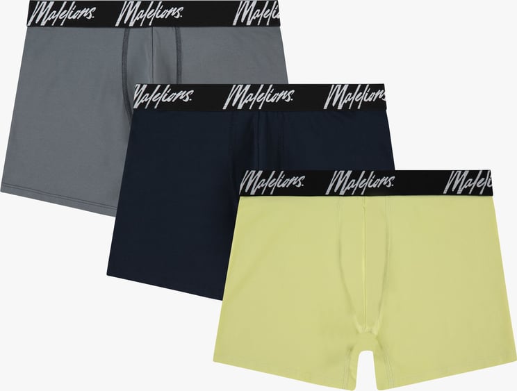 Malelions Boxer 3-Pack - Lime Geel