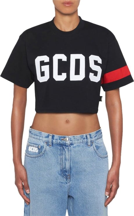 GCDS T-shirts And Polos Black Zwart