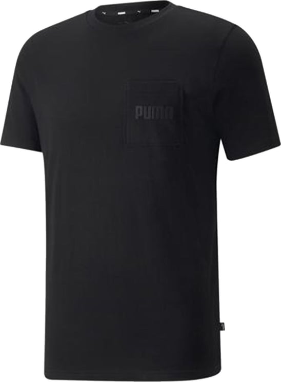 Puma T-shirt Man Modern Basics Pocket Tee 848442.01 Zwart